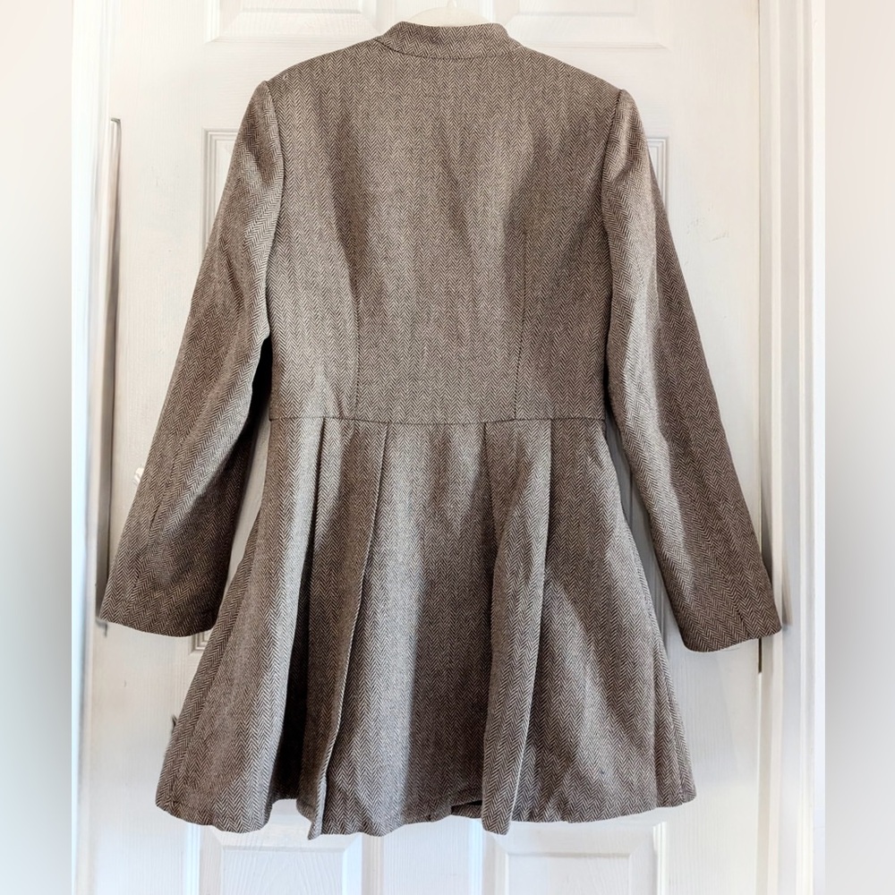 Commense Snap Button Plaid Pleated Mini Dress - Picture 13 of 15